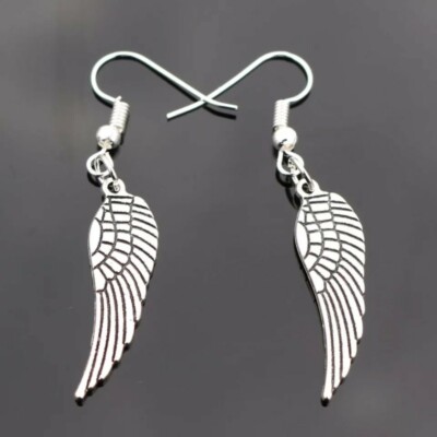 Engelsflügel Ohrringe Silber Mode Ohrhänger UK
