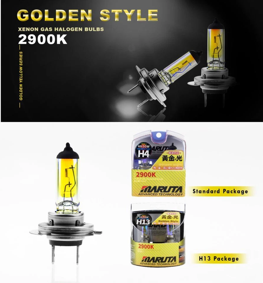 MARUTA® 55W 12V Xenon Gas Filled Car Headlight / Front Fog Bulbs - Select Bulbs - Image 4 of 4