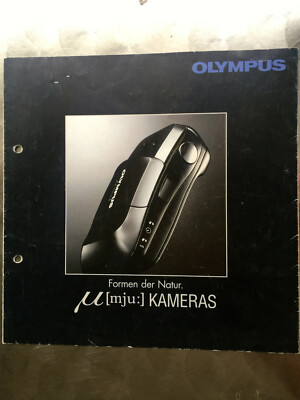 Olympus mju Kameras Prospekt - Text.deutsch  Classic-Camera-STORE