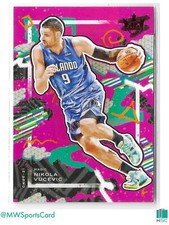 Nikola Vucevic 2020-21 Panini Court Kings Ruby Red Prizm /149 Card #45
