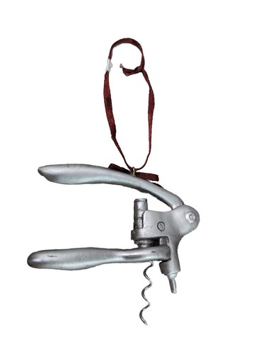 Kurt S Adler Wein Trinkkenner Korkenzieher Flaschenöffner Ornament Weihnachten - Bild 1 von 9