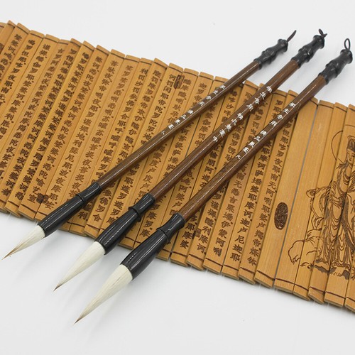 6Pcs/Set Wooden Traditional Chinese Calligraphy Brush for Writing and Painting - Picture 7 of 8