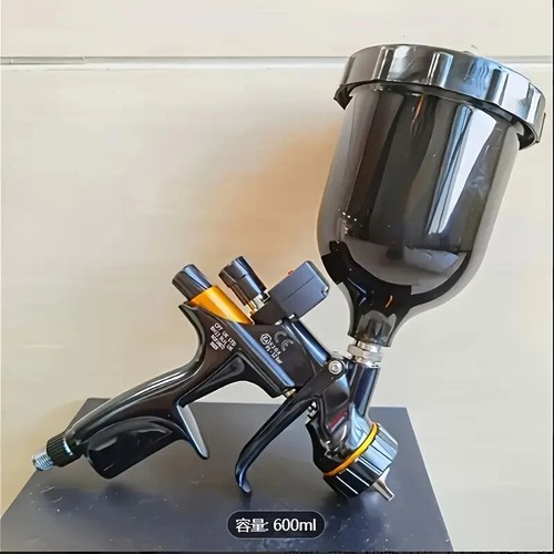 DV1-B1+ Transparent Coating Digital HVLP Heavy Duty Spray Gun 20.29oz 1.3mm Nozz - Picture 4 of 6