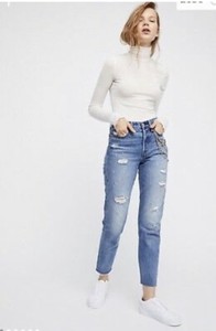 wedgie high rise jeans