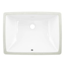 Signature Hardware RECTANGULAR PORCELAIN UNDERMOUNT BATHROOM SINK 506897