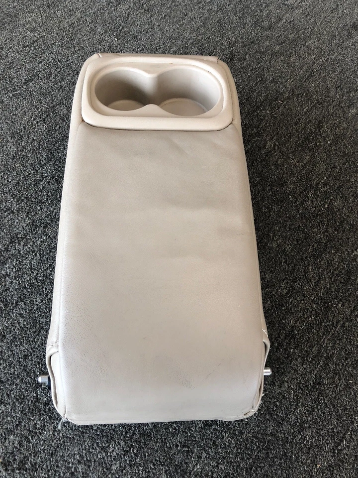 ACURA TL 1999-2003 REPOSABRAZOS ASIENTO TRASERO PORTAVASOS CUERO BEIGE Foto 4 de 4