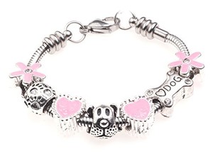 I Love My Dog Animal Pet Themed Childrens Charm Bracelet With Gift Image Is Loading 039 I Love My Dog Animal Pet