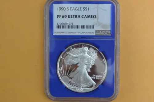 1990-S Silver Eagle Proof NGC PF69 UCAM