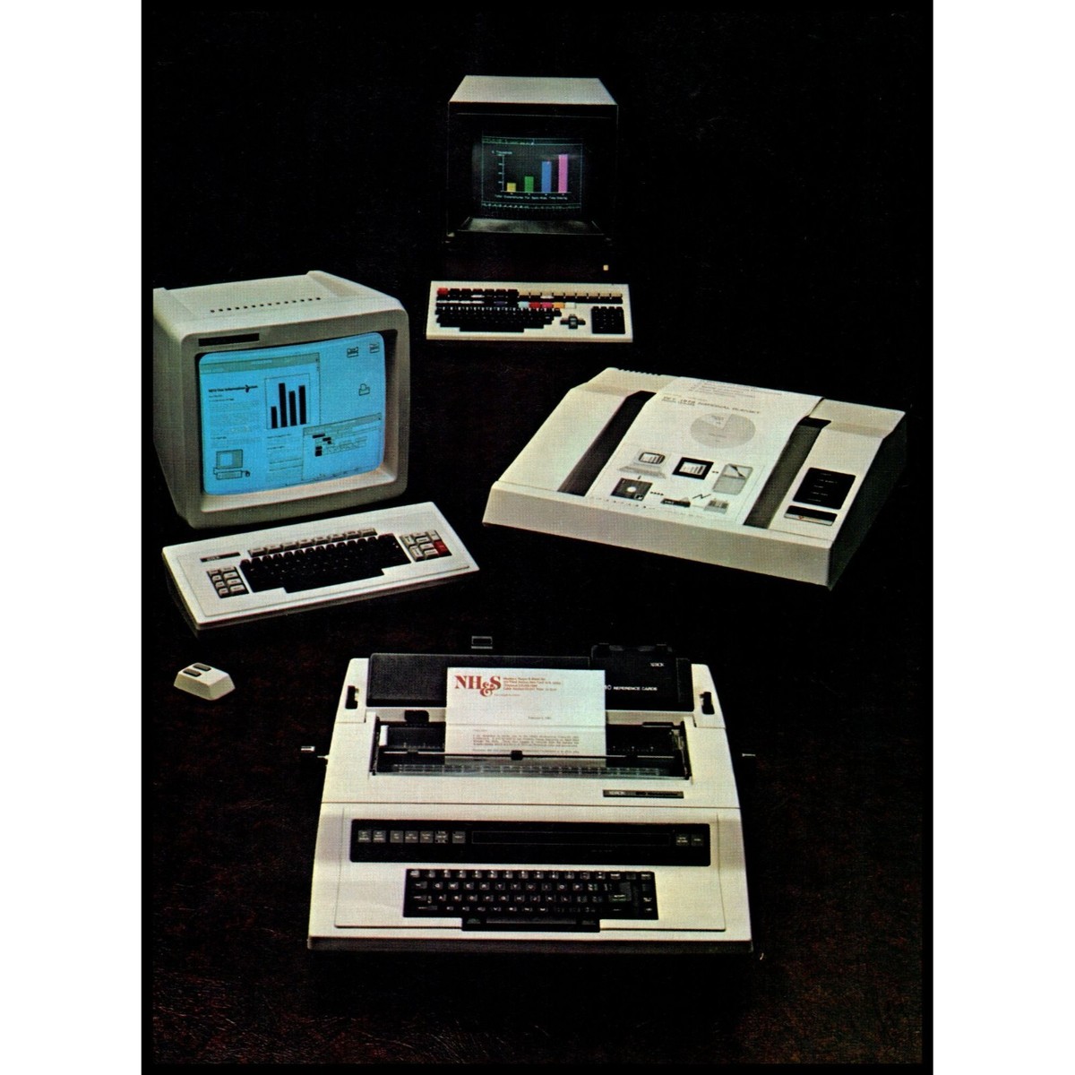 1982 Xerox Copiers Typewriters and Personal Computer 2 Page
