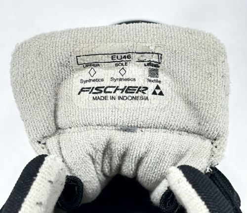 FISCHER XC SPORT Nordic Cross Country Ski BOOTS, NNN binding EU 46- US 12, MINT! - Picture 6 of 7