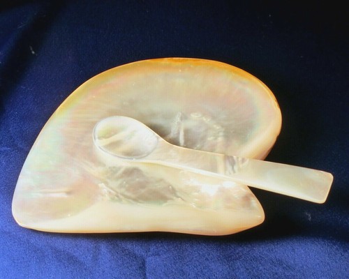 Cuchara nácar para huevos o caviar, 11cm grande, en caja regalo - Imagen 2 de 5