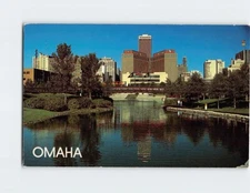 Postcard Central Park Mall Omaha Nebraska USA