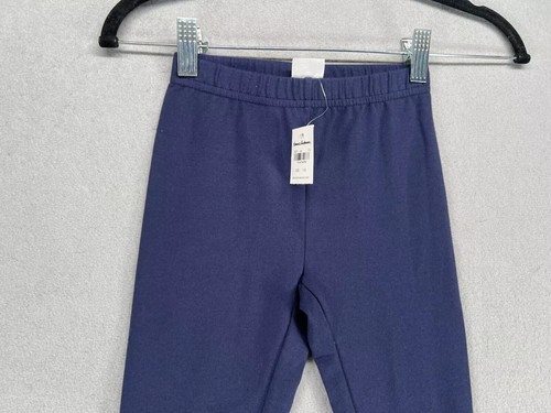 Hanna Andersson Girls Size 110 5 Navy Blue Leggings Neutral Basics Stretch NWT - Picture 2 of 8
