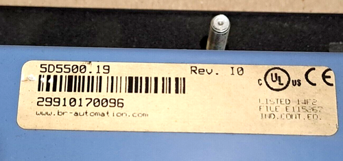 B&R 5D5500.19 Provit 5000 (CINCINNATI EXTRUSION) OPERATOR PANEL Rev. I0 1 pcs - Picture 10 of 12