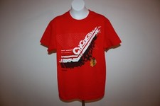 New Chicago Blackhawks YOUTH Medium M 10/12 Reebok T-Shirt