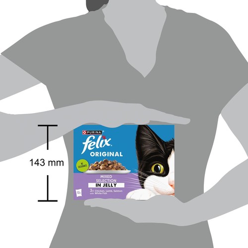 Felix mokra karma dla kotów oryginalna bez barwników mieszany wybór w galaretce - opakowania zbiorcze - Zdjęcie 2 z 33