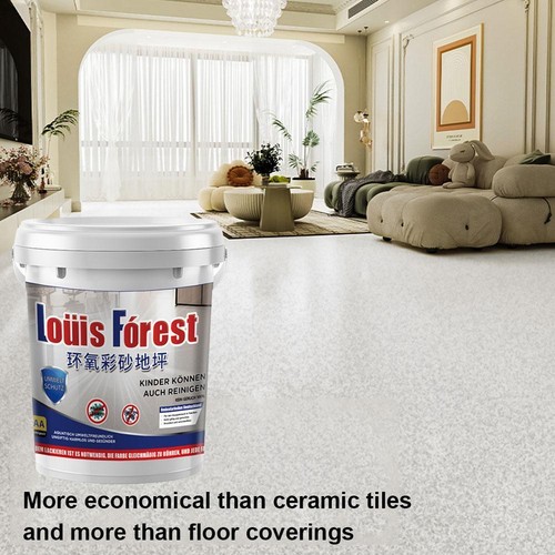 High-Gloss Marble Effect Epoxy Floor Coating, Garage Paint, Floor Floor E7U B5D7