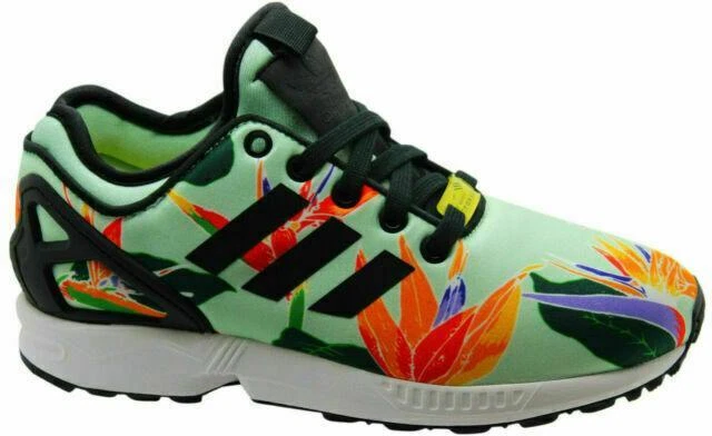 adidas ZX Flux Floral Print Gray for Sale | Authenticity