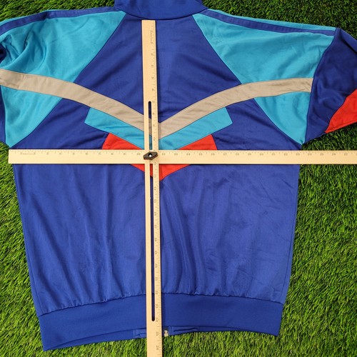 Vintage Y2K Slazenger Track Jacket Large 23x25 Blue Red - Picture 8 of 13
