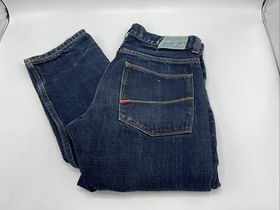 Gilded Age Denim Jeans Made in Italy 31 X 32 Japanese Selvedge Button Fly 