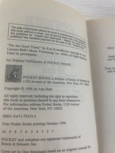 Fieber im Herzen: Ann Rule's Crime Files Volume III Book 1st Print Paperback - Bild 4 von 5