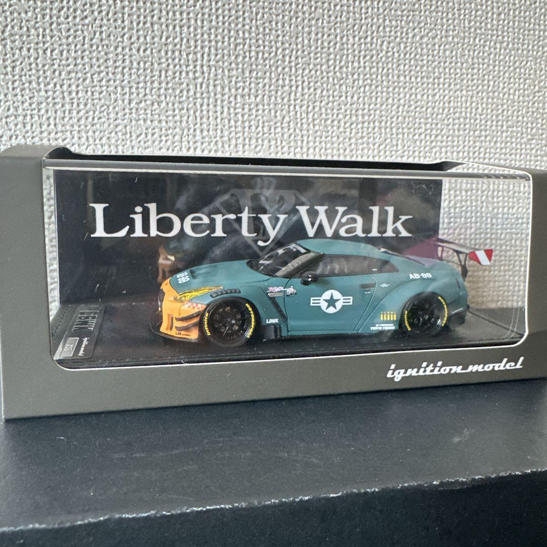ミニカー 1/43 LBWK LB-WORKS GT-R R35 type 2 ignition model 1/43 LB-WORKS Nissan GT-R R35 type 2 Silver