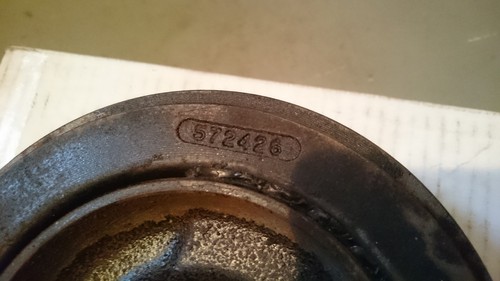 1957 1958 OLDSMOBILE 371 BALANCER 2 GROOVE POWER STEERING #572902 57 58 OLDS - Picture 5 of 5