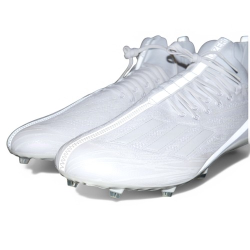Adidas Adizero Primeknit tacchetti calcio bianco argento metallizzato uomo taglia 16 - Foto 7 di 11