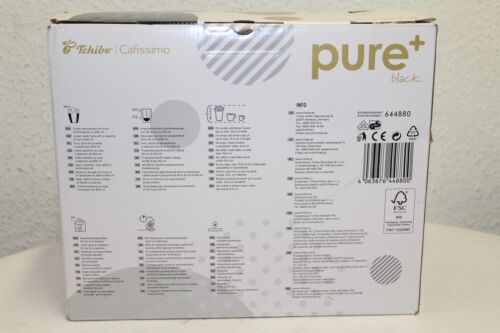 Tchibo Cafissimo Pure plus Kapselmaschine Schwarz Neu Rechnung MwSt - Bild 2 von 4