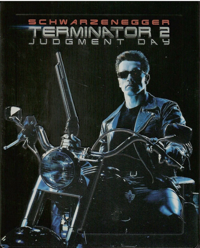Terminator 2 Judgement Day 4K SteelBook Blu-ray 1991 No Dent - Glow in the Dark - Image 3 of 4