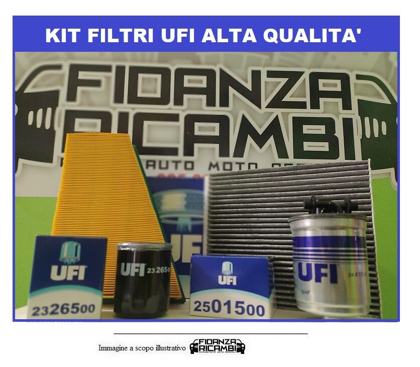 Kit Tagliando ALFA ROMEO 159 1.9 JTDM 2.0 JTDM 4 Filtri UFI