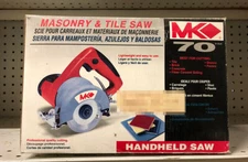 MK Diamond MK-70 4” Masonry and Tile HANDHELD SAW Tile Cutter