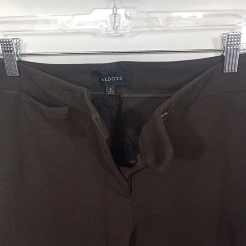 Talbots Womens Pants Size 6 Trousers Dress Pants Brown Career Office - Picture 4 of 7