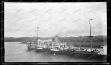 Vintage-Negative-Panama-Canal-Canal-Passenger-Steamer-Ship-Ship-Railway-1920s-5
