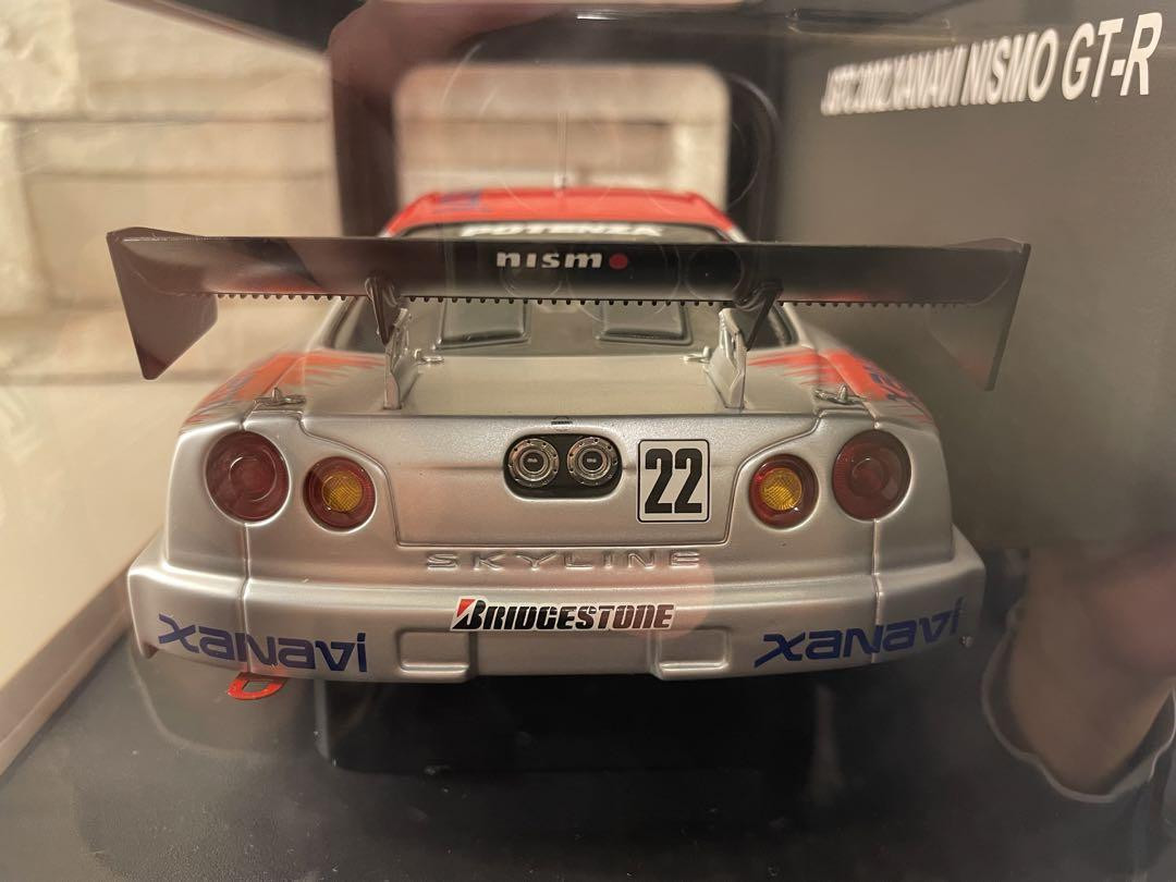 Auto Art 1/18 JGTC 2002 Zanavi Nismo GTR R34 Diecast Model