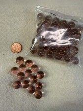 Vintage Light Pink Glass West Virginia Marbles - Approximately 9/16"