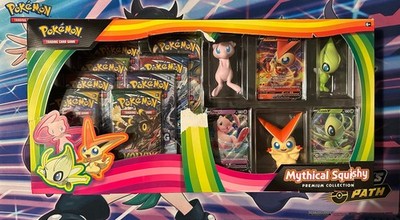 Nintendo Pokémon TCG Mythical Squishy Premium Collection for