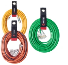 VELCRO Brand Easy Hang Extension Cord Holder Organizer 3 Pack| Holds 60-100# 