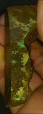 246CT Yowah BOULDER OPAL Australia  Polished Tree Branch Obelisk Amazon Natural