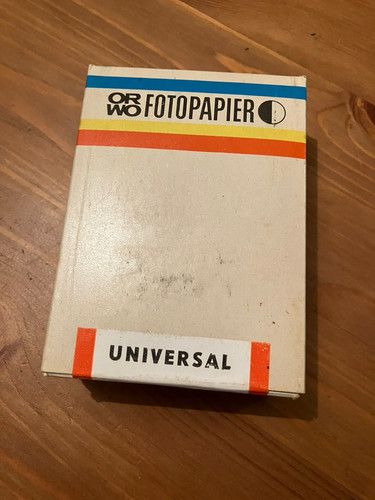 ORWO Fotopapier BN113 matt DoubleWeight 100Blatt 7,4x10,5 BW Schwarzweißpapier - Bild 1 von 3