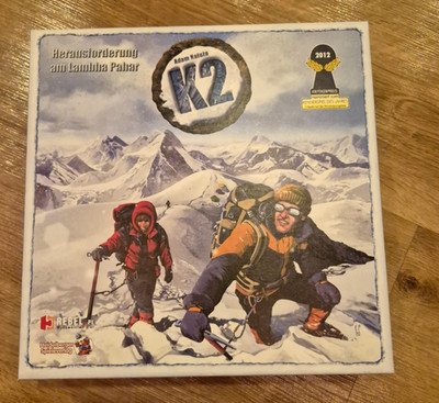 K2 - Brettspiel - Kennerspiel des Jahres 2012 - deutsche Ausgabe