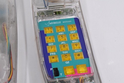 Mybelle Spotlight 753 Retro Telefon Transparent Telefon Vintage 80er Popkultur - Bild 9 von 10