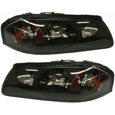 For 2004 2005 Chevy Impala Headlight Assembly Driver And Passenger Side Pair