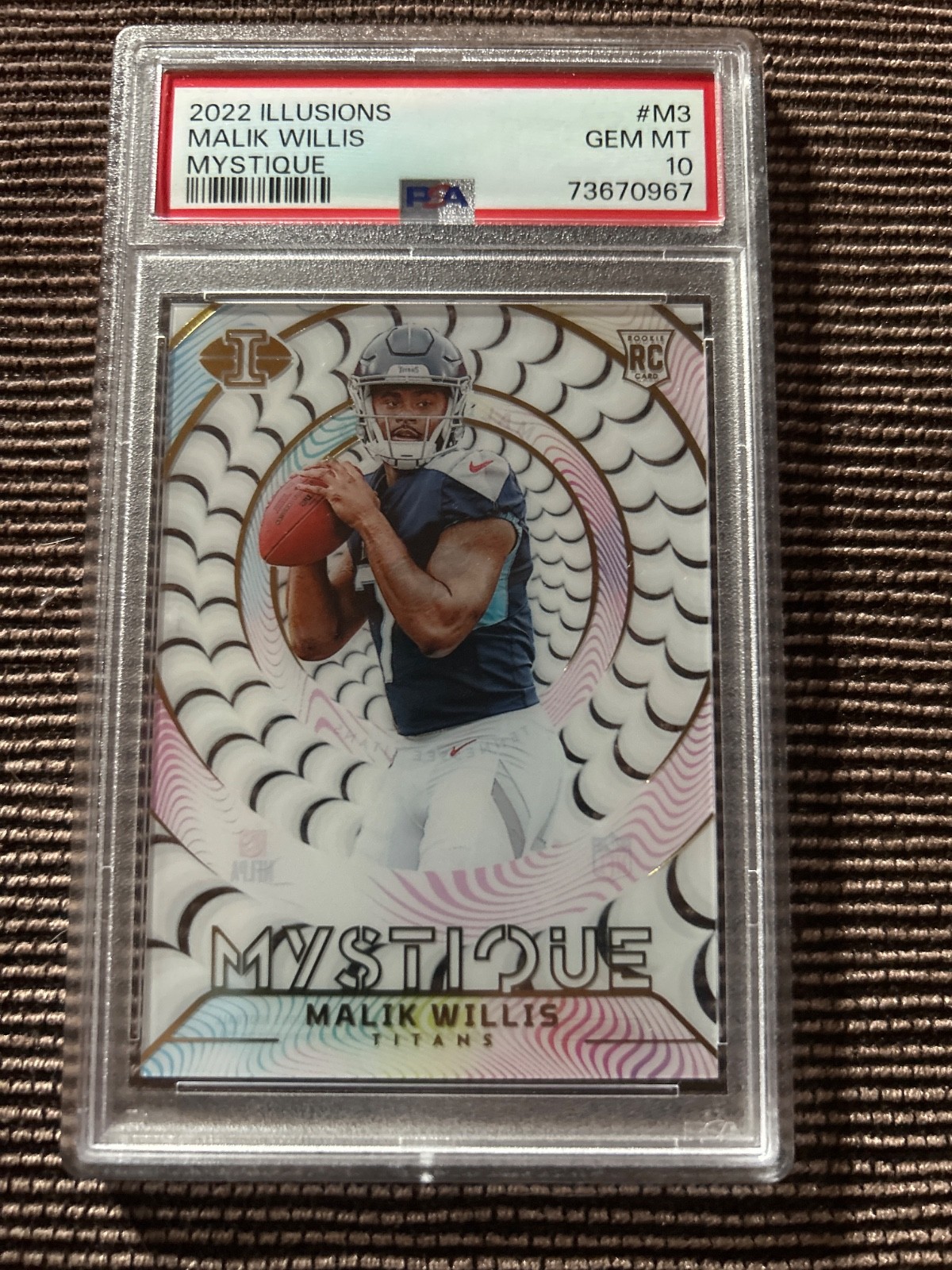 Malik Willis Panini Illusions Mystique #M3 Base
