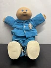 Cabbage Patch Kids Doll 16" Blue Corduroy Outfit Original Vintage