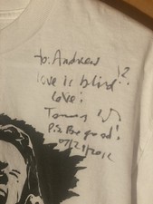 Alstyle Tommy Wiseau Autographed You're Tearing Me Apart Lisa T-Shirt - Size M