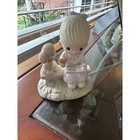 Jonathan David Loving is Sharing Figurine 1979 Enesco Imports Girl Dog