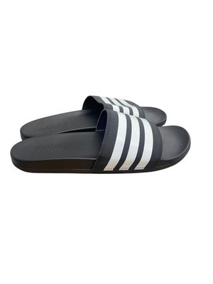 adidas Men's Adilette Comfort Slides AP9971 Black/Core White Size 13