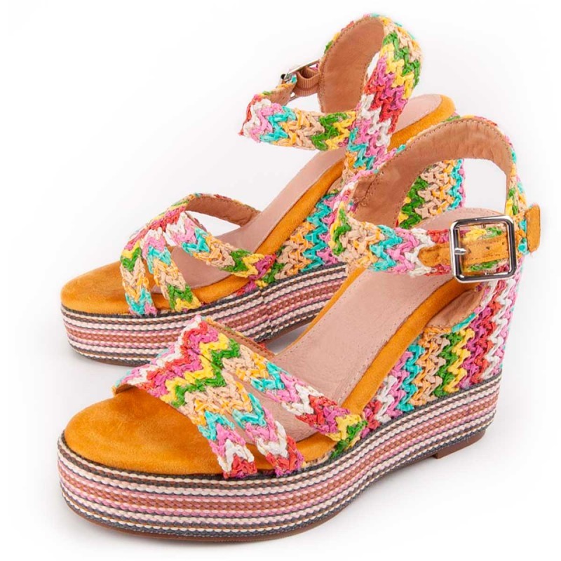 Sandalia De Cuña Para Mujer. Montevita Salia9