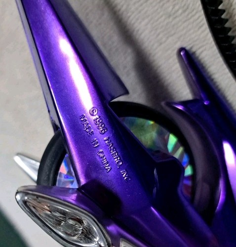 1996 Kenner Hasbro SSP Super Sonic Purple Motorcycle Rip Cord Flywheels Vintage - Picture 6 of 6